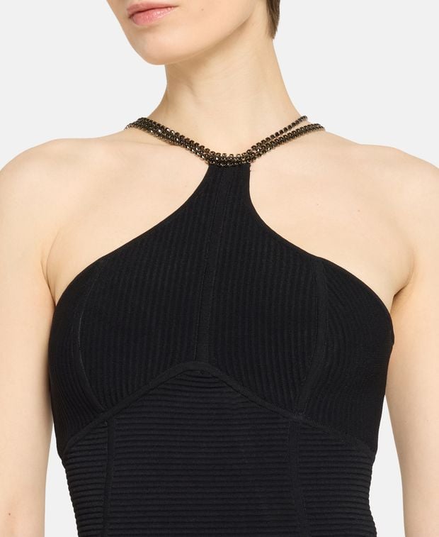 Hervé Léger Paris Ribbed dress