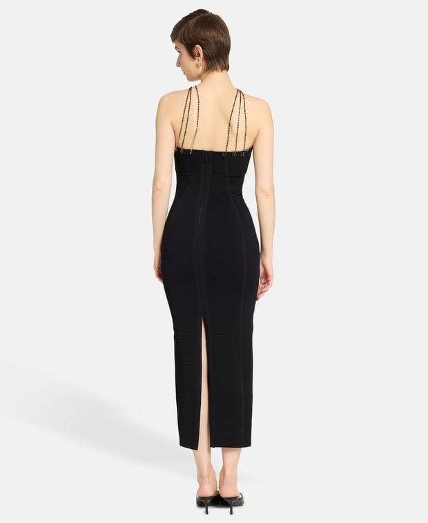 Hervé Léger Paris Ribbed dress