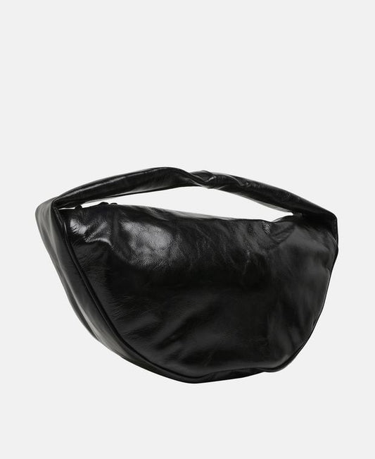By Far Maxi Crush Leather shoulder bag