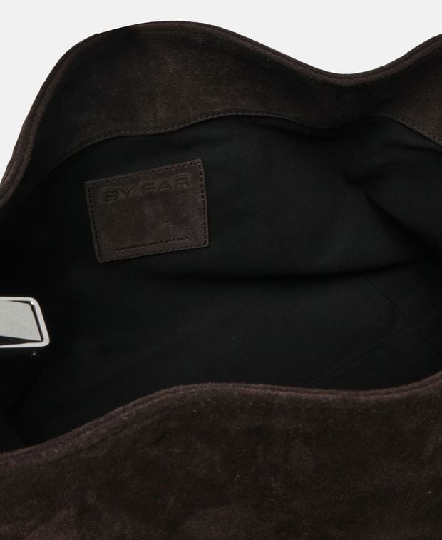By Far Leather shoulder bag Bea Ristretto