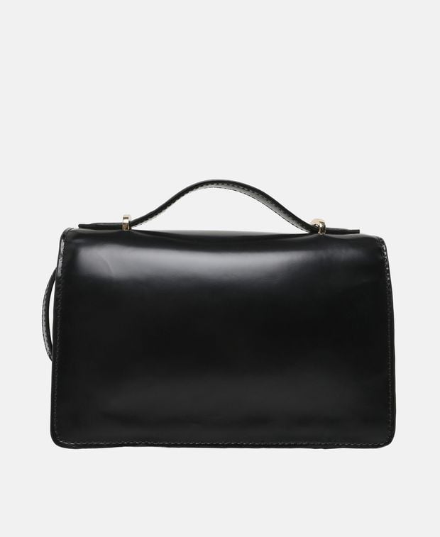 By Far Leather cross body bag Nara Mangrove