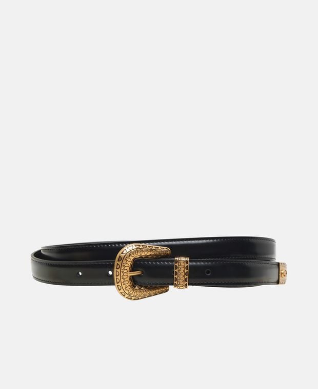 Valentino Garavani Leather belt Vlogo Signature