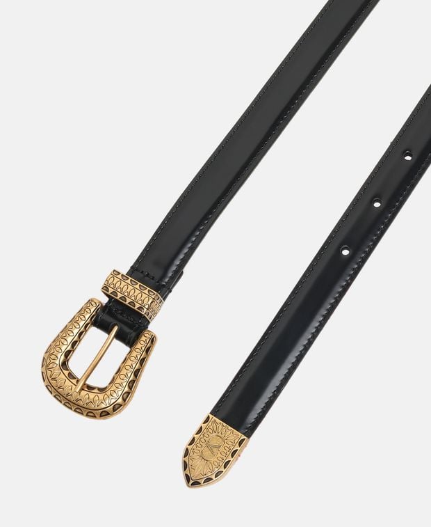 Valentino Garavani Leather belt Vlogo Signature