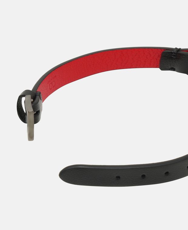 Valentino Garavani Leather bracelet Vlogo Signature