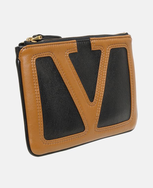 Valentino Garavani Leather coin purse Viva Superstar