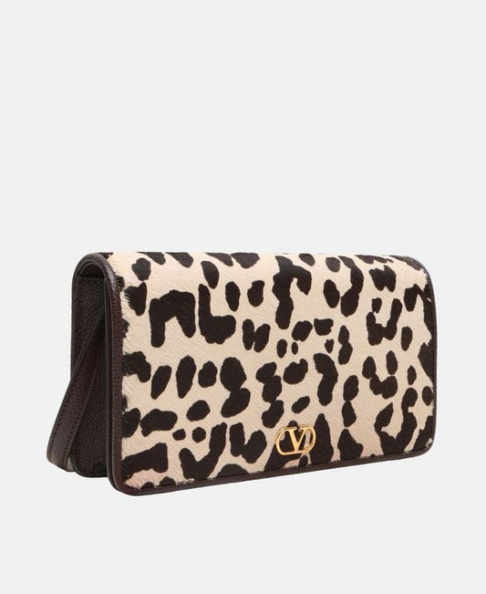 Valentino Garavani Leather shoulder bag Vlogo Signature
