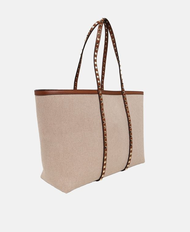 Valentino Garavani Leather shopper Rockstud