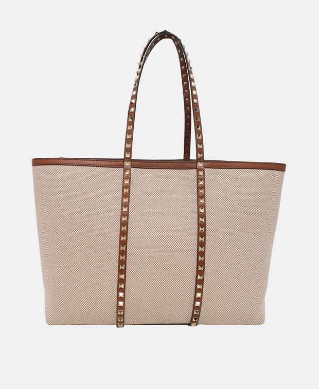 Valentino Garavani Leather shopper Rockstud