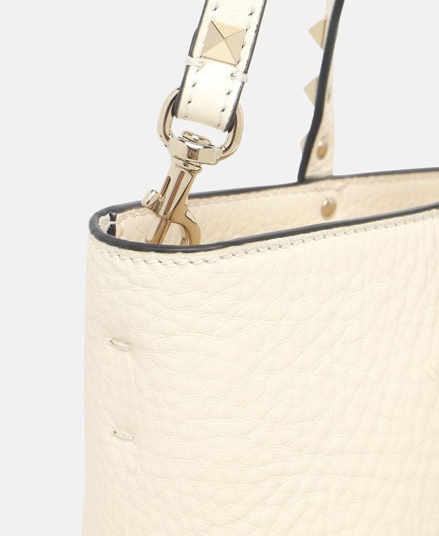 Valentino Garavani Leather shopper Rockstud