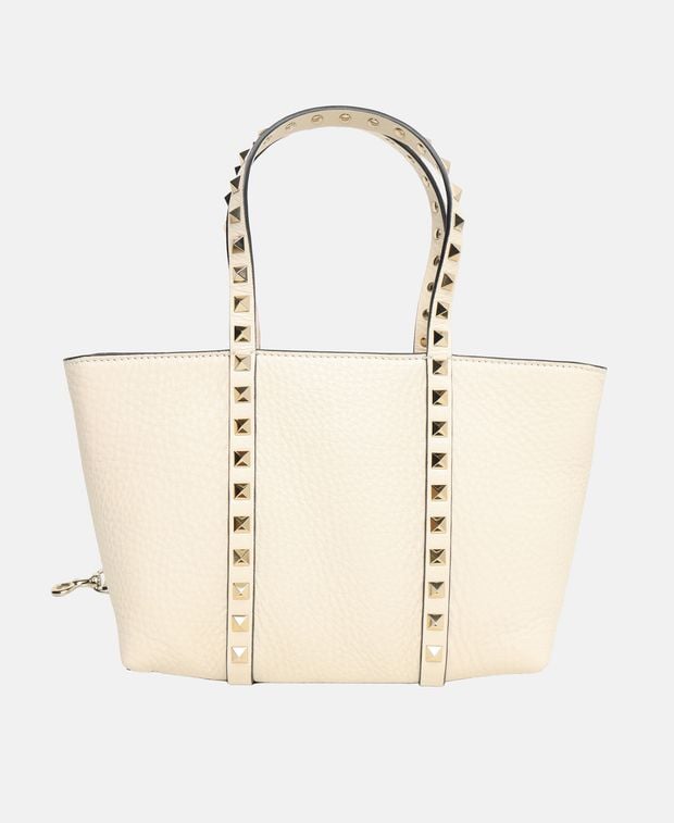 Valentino Garavani Leather shopper Rockstud