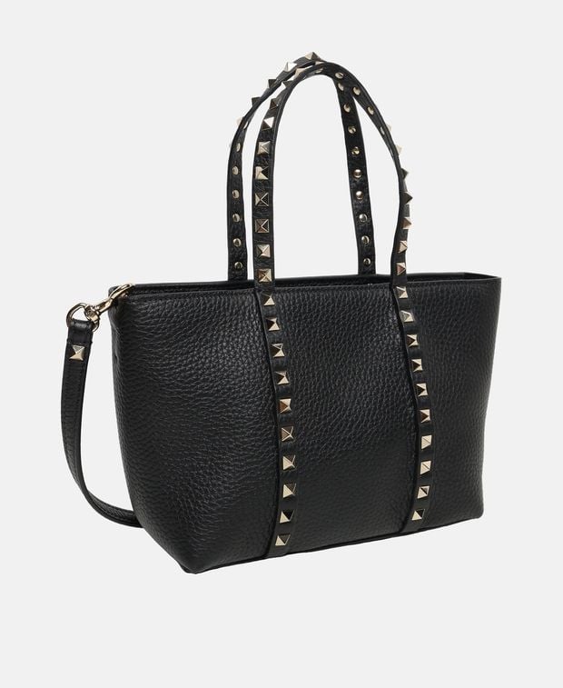 Valentino Garavani Leather shopper Rockstud