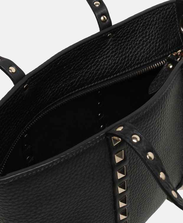 Valentino Garavani Leather shopper Rockstud