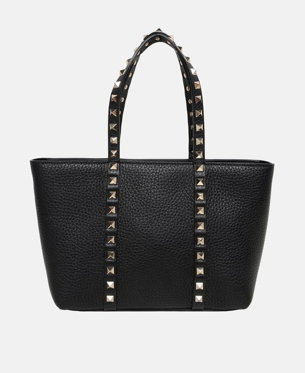 Valentino Garavani Leather shopper Rockstud