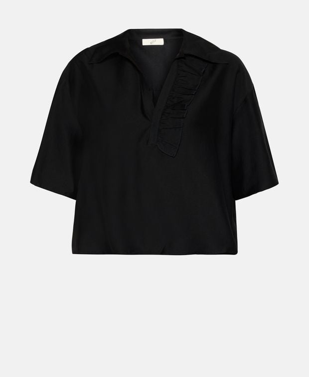 Bite Studios Silk-blend shirt blouse Luna