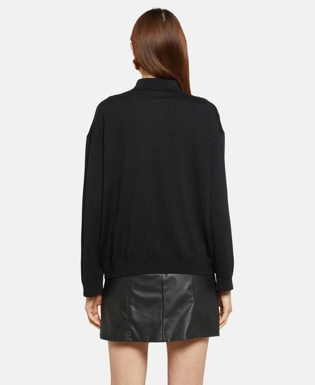 Bite Studios Woolen long-sleeved polo