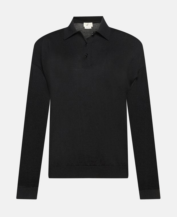 Bite Studios Woolen long-sleeved polo