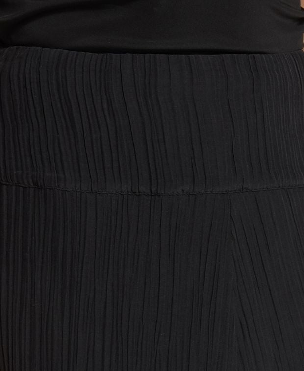 Bite Studios Silk-blend skirt Parchment