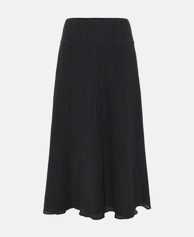 Bite Studios Silk-blend skirt Parchment