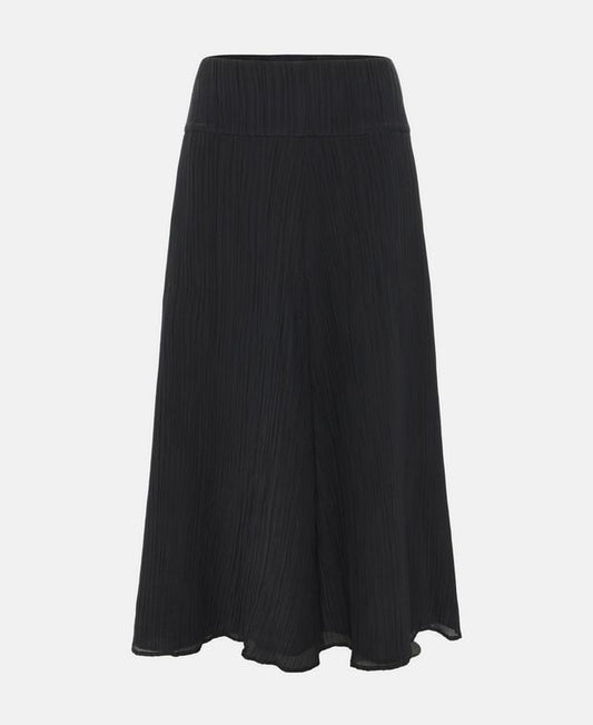 Bite Studios Silk-blend skirt Parchment