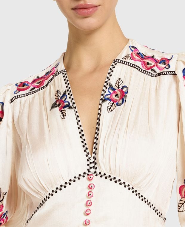 Isabel Marant Silk dress Moyrae