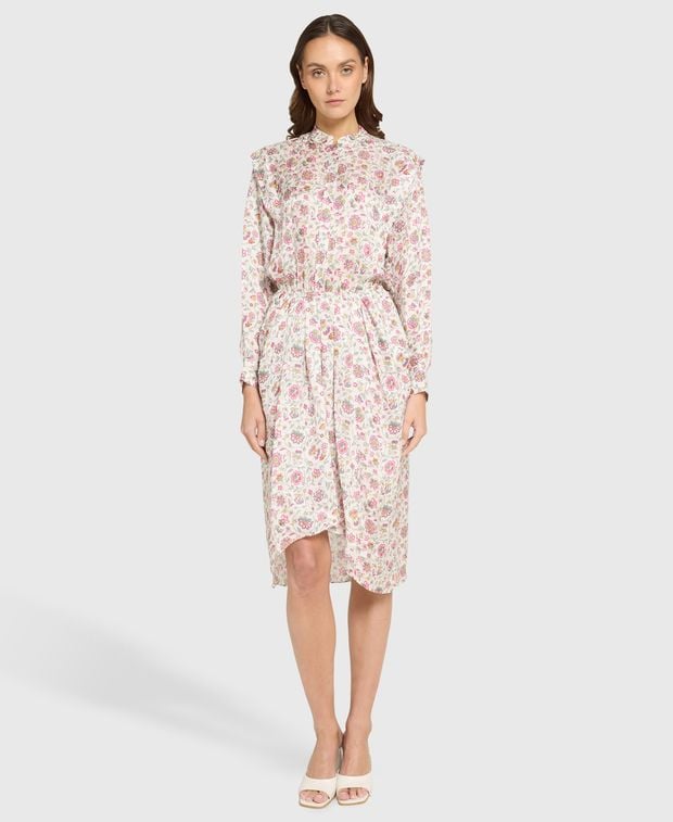 Isabel Marant Silk-blend dress Lokeya