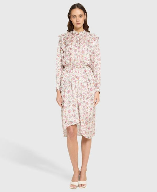 Isabel Marant Silk-blend dress Lokeya
