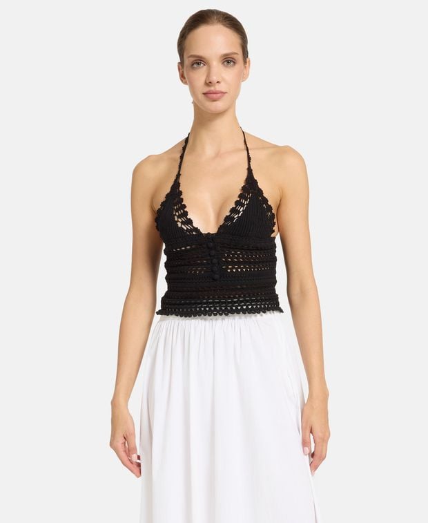 Isabel Marant Crochet top Frinley