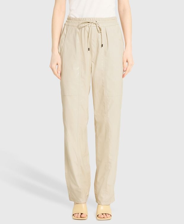 Marant Etoile Leather-look pants Brina