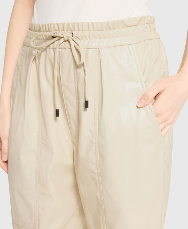 Marant Etoile Leather-look pants Brina