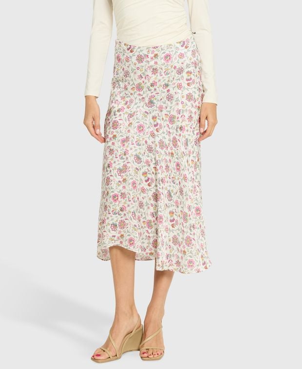 Isabel Marant Silk-blend skirt Lisanne