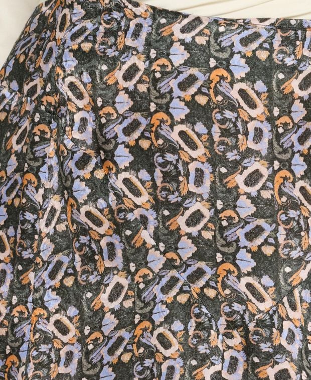 Isabel Marant Silk-blend skirt Lisanne