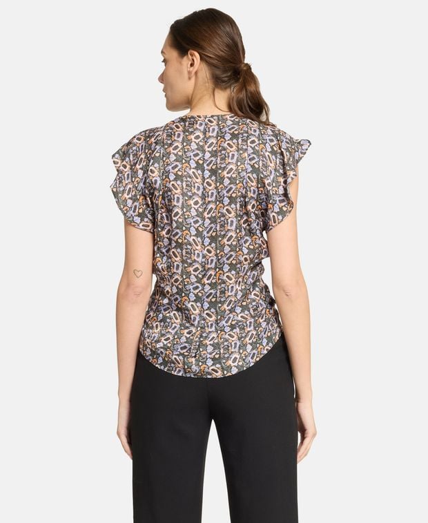 Isabel Marant Silk-blend top Lonea