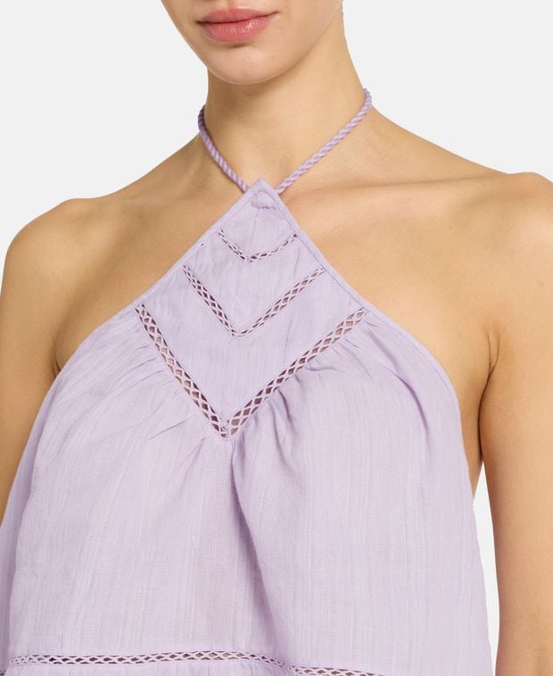 Marant Etoile Linen-blend top Lisio