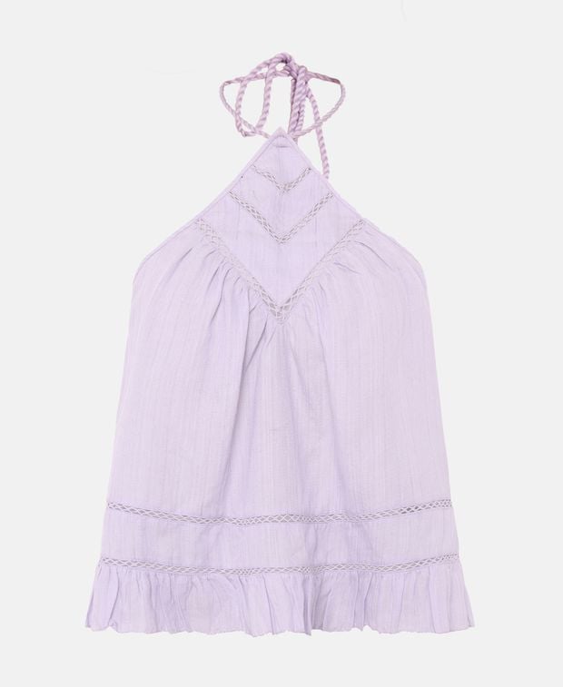 Marant Etoile Linen-blend top Lisio