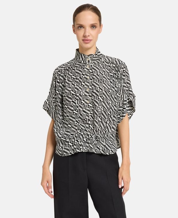 Marant Etoile All-over print blouse Azalea