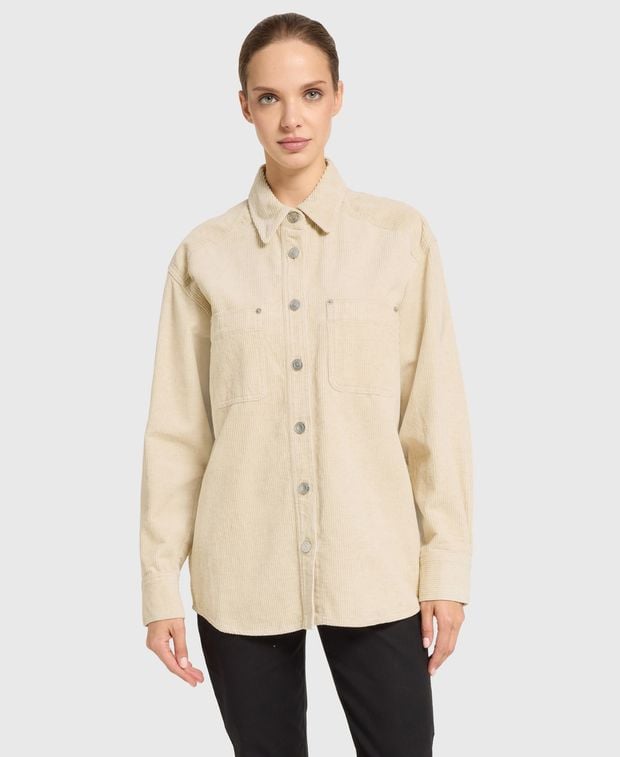 Marant Etoile Linen-blend long-sleeved shirt - comfort fit Randal