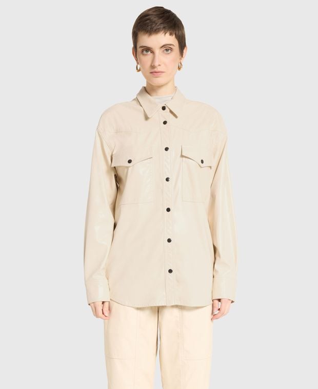 Marant Etoile Leather-look jacket Berny