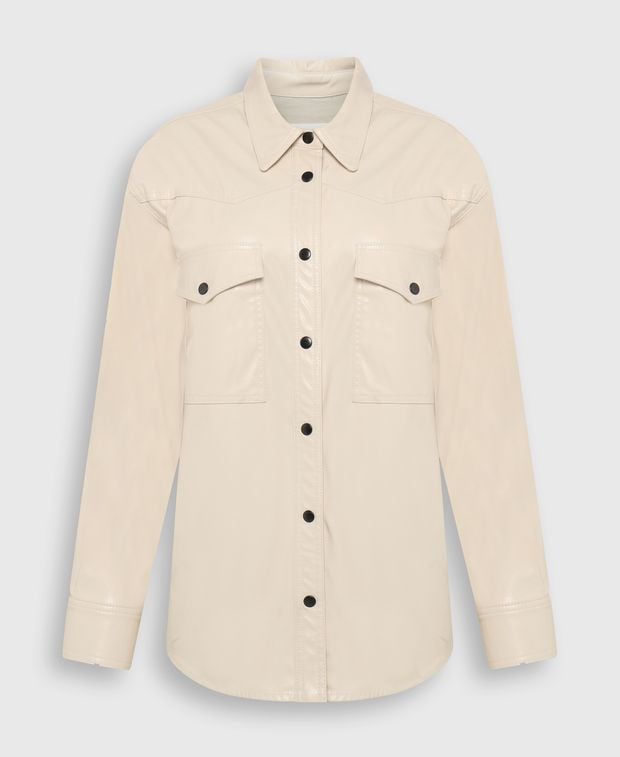 Marant Etoile Leather-look jacket Berny