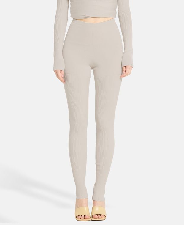 Alaia Cashmere-blend leggings