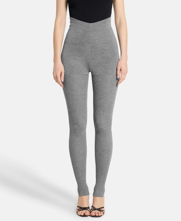 Alaia Cashmere-blend leggings