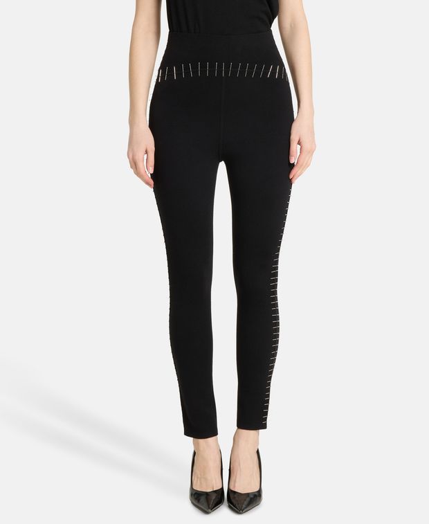 Alaia Wool-blend leggings