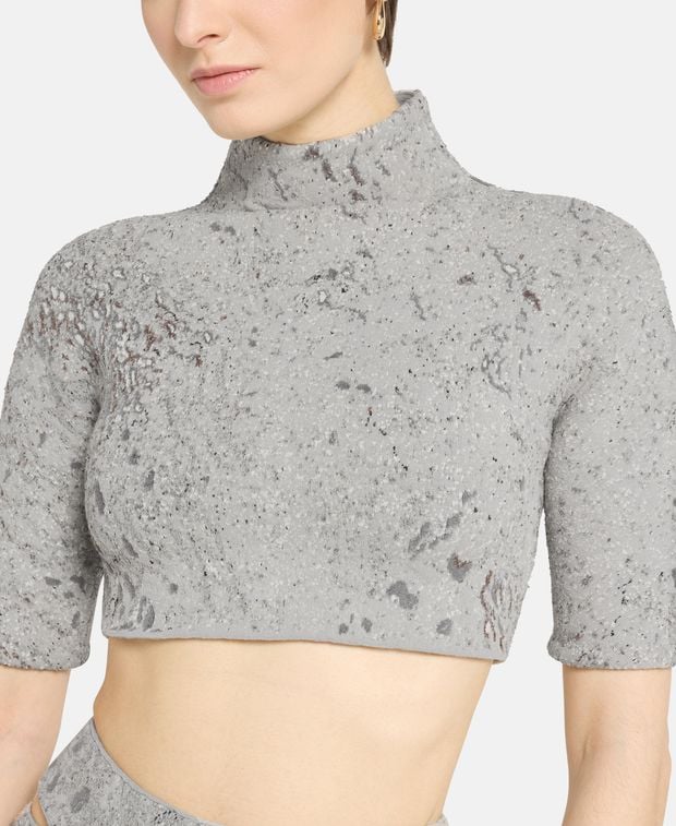 Alaia Silk-blend blouse