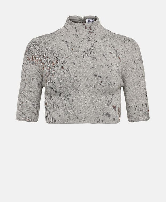 Alaia Silk-blend blouse