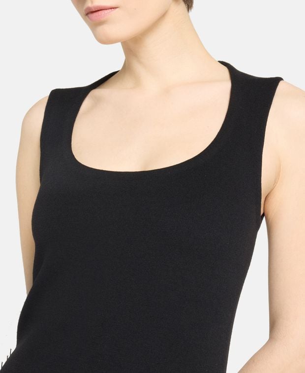 Alaia Wool-blend dress Embroid