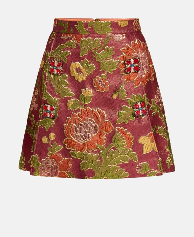 Dolce & Gabbana Silk-blend skirt