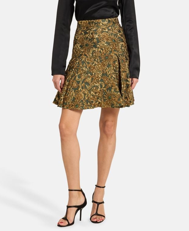 Dolce & Gabbana Silk-blend skirt