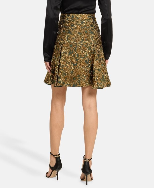Dolce & Gabbana Silk-blend skirt