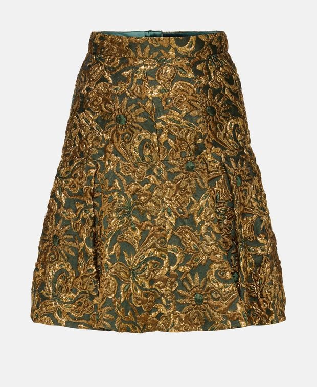 Dolce & Gabbana Silk-blend skirt