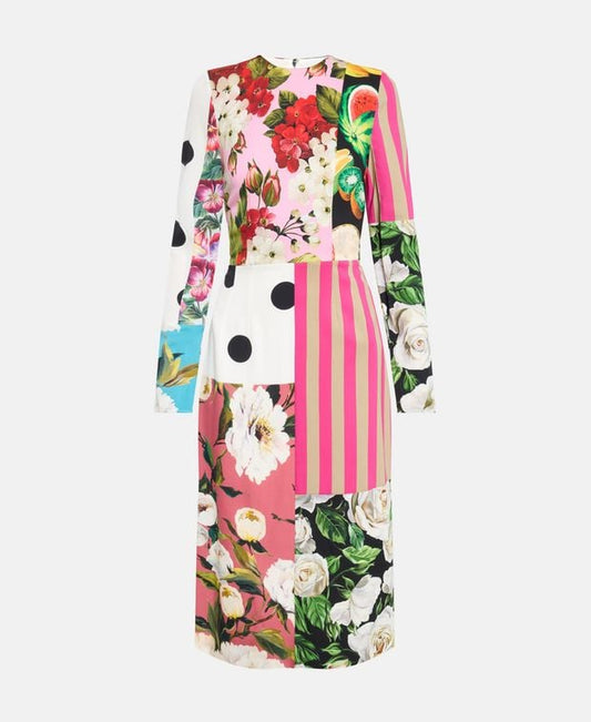 Dolce & Gabbana Silk-blend dress