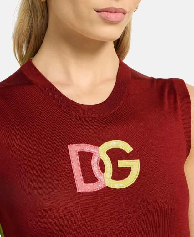 Dolce & Gabbana Knitted silk top